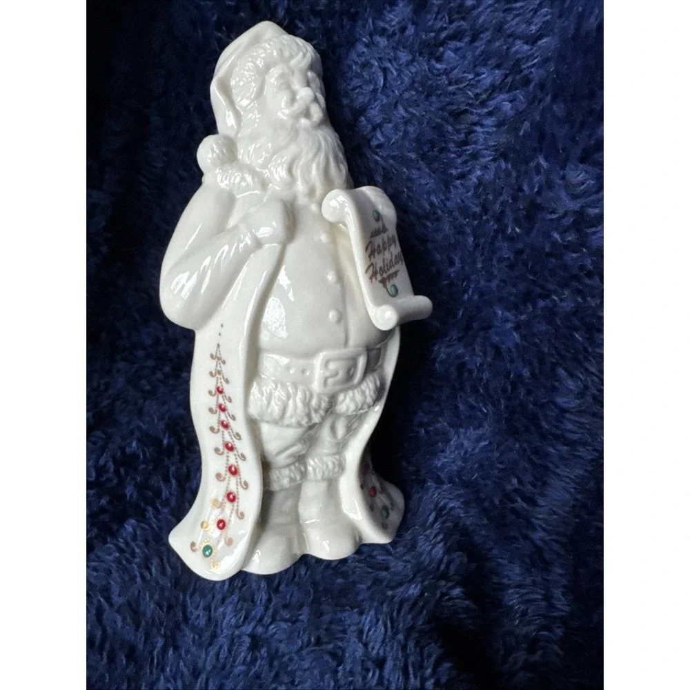 Lenox China‎ Jewels Santa with Scroll 7